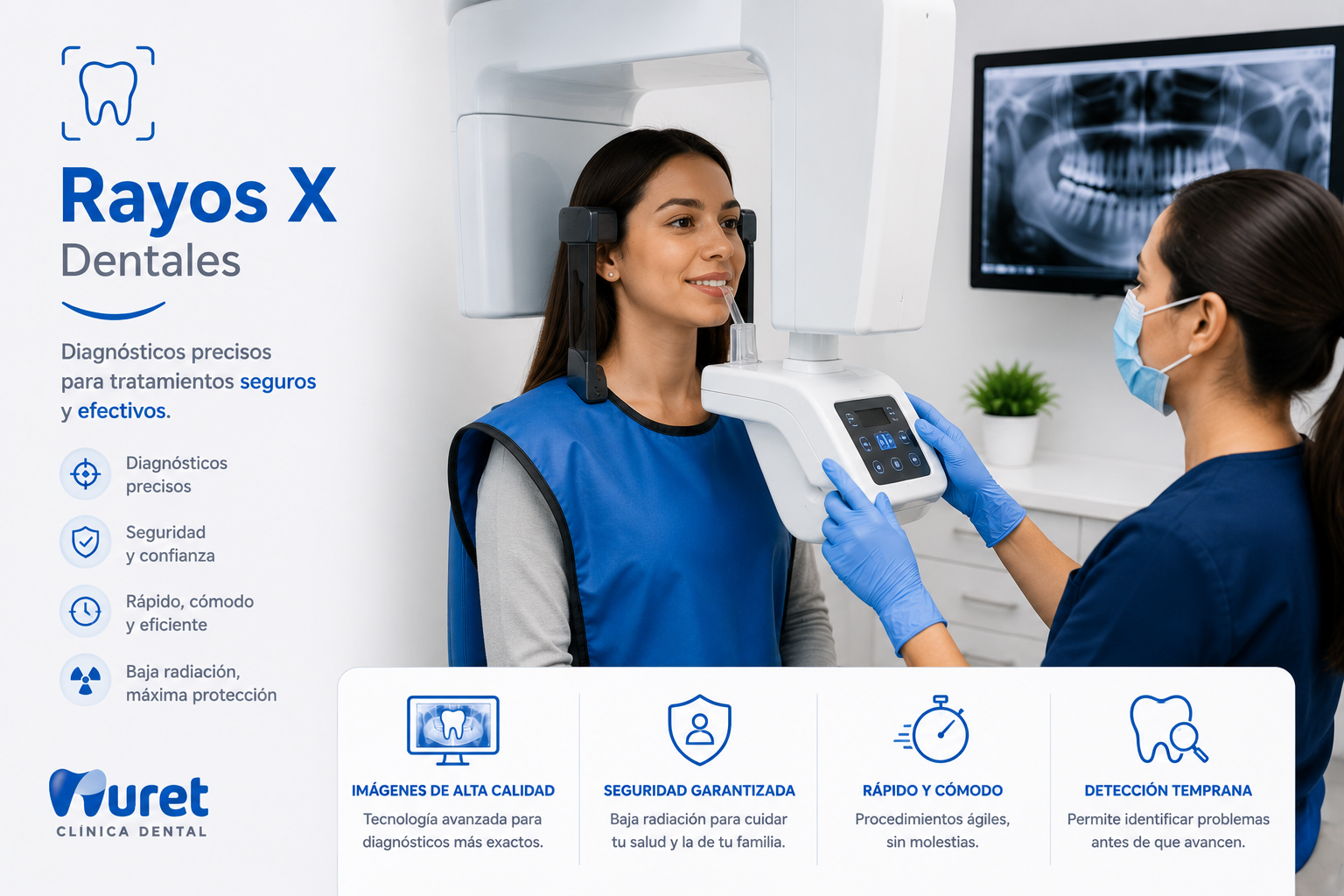 Rayos X dentales para diagnóstico